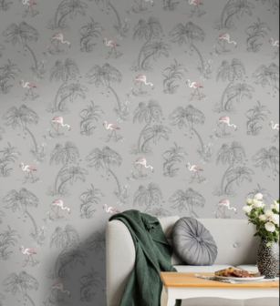 Dutch Wallcoverings Imaginarium flamingo 12381