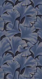 Casadeco Ginkgo GINK86246515 (Met Gratis Lijm) - Blauw