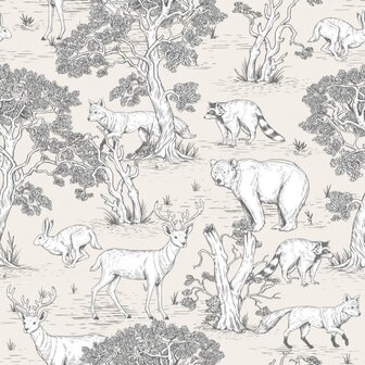 Noordwand Kids Walls Little Adventures 45809 Beige - Grijs