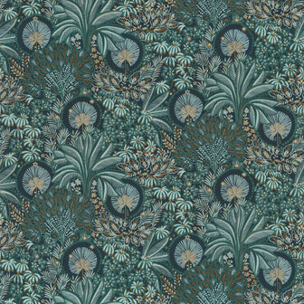 Casamance Nuit D&#039;Orient (Met Gratis Lijm!) 75391120 - Blauw / Groen