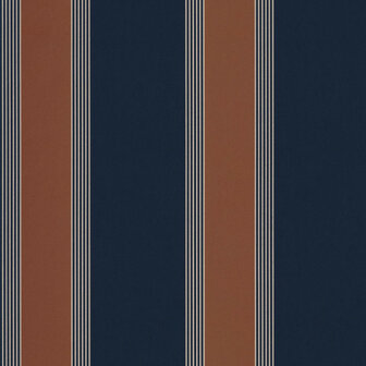 Casamance Square Jasmin (Met Gratis Lijm!) 75712446 - Blauw / Oranje