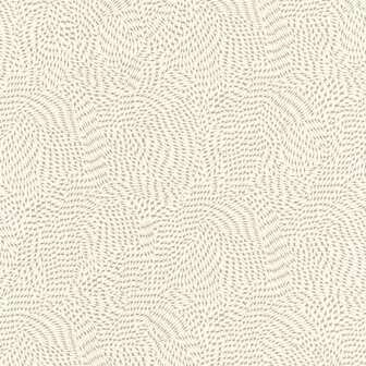 Casamance Square Jasmin (Met Gratis Lijm!) 75722650 - Wit / Beige