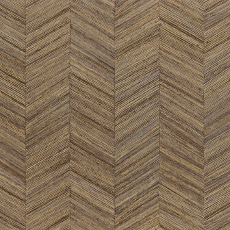 Casamance Textures V&eacute;g&eacute;tal (Met Gratis Lijm!) 75371018 - Bruin