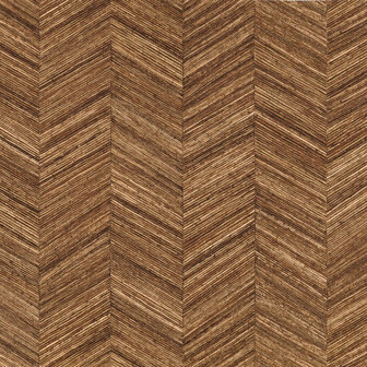 Casamance Textures V&eacute;g&eacute;tal (Met Gratis Lijm!) 75371222 - Bruin