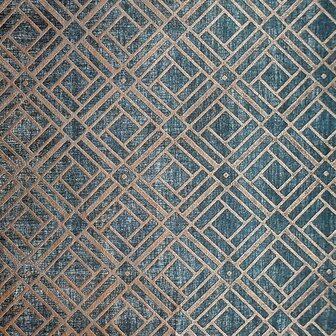 Casamance Louxor (Met Gratis Lijm*) 70740466 - Blauw