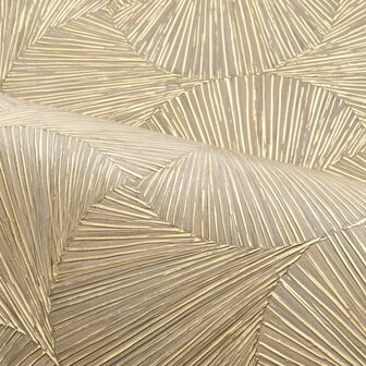 Casamance Nature Pr&eacute;cieuse - Textures (Met Gratis Lijm*) 76522548 - Beige / Metallic Goud