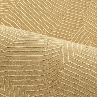 Casamance Nature Pr&eacute;cieuse - Textures (Met Gratis Lijm*) 76543568 - Geel / Metallic Goud