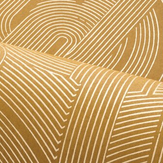 Casamance Faubourg Des Lumi&egrave;res (Met Gratis Lijm*) 76282140 - Bruin