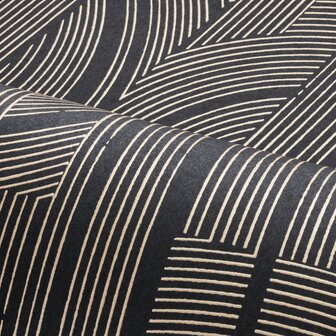 Casamance Faubourg Des Lumi&egrave;res (Met Gratis Lijm*) 76282344 - Zwart