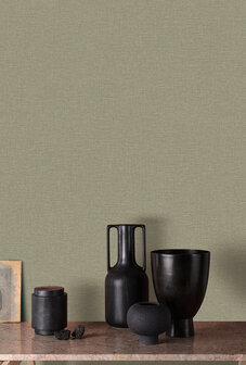 Dutch Wallcoverings Linnen Touch LT10012 Groen