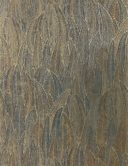 Casamance Nature Pr&eacute;cieuse - Textures (Met Gratis Lijm*) 76533466 - Grijs / Metallic Goud