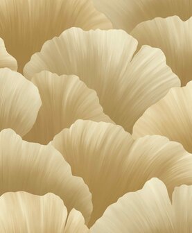 HookedOnWalls GINKGO GINKGO 21903 (Met Gratis Lijm!) Beige