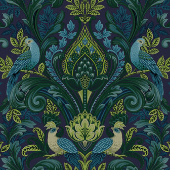 Dutch Wallcoverings Arcadia A67802 Blauw / Groen