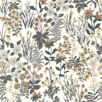 Dutch Wallcoverings Arcadia A70901 Beige / Grijs