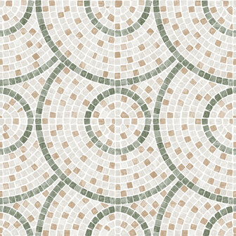 Dutch Wallcoverings Artifice M763-04 Beige / Groen