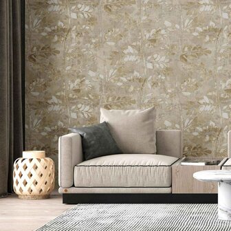 Noordwand Terra 43803 Beige  Metallic