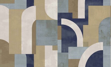 Noordwand Terra 43826 Blauw  Beige