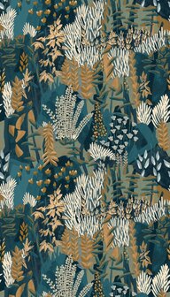 Casamance Jardin F&eacute;licia (Met Gratis Lijm!) - Blauw 76570406