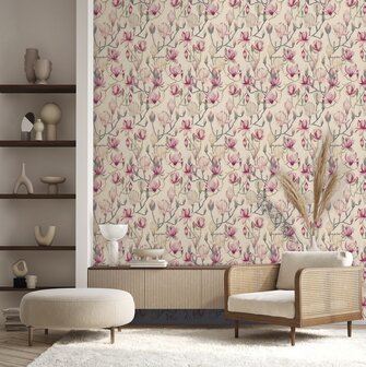 HookedOnWalls MARTA CORTESE MAGNOLIA 37817 (Incl. Gratis Lijm*)