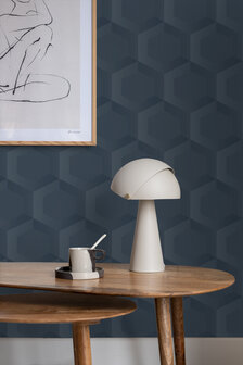 Origin Wallcoverings 3D Reflections (Met Gratis Lijm!) 348022 - Blauw