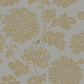 Origin Wallcoverings Bloomingdale (Met Gratis Lijm!) 326149 - Geel / Bruin