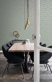 Origin Wallcoverings City Chic (Met Gratis Lijm!) 347733 - Groen