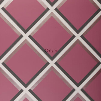 Origin Wallcoverings Couture (Met Gratis Lijm!) 307129 - Roze / Rood