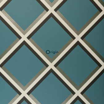 Origin Wallcoverings Couture (Met Gratis Lijm!) 307130 - Blauw / Groen