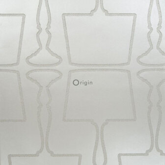 Origin Wallcoverings Couture (Met Gratis Lijm!) 307150 - zilver / Grijs