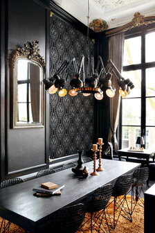 Origin Wallcoverings Grandeur (Met Gratis Lijm!) 346602 - Zwart