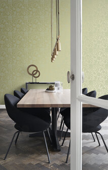 Origin Wallcoverings Grandeur (Met Gratis Lijm!) 346638 - Groen