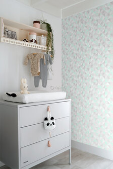 Origin Wallcoverings Hide &amp; Seek (Met Gratis Lijm!) 337206 - Groen / Grijs