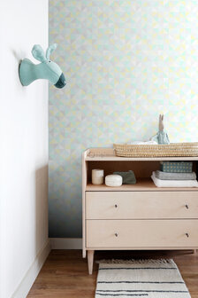 Origin Wallcoverings Hide &amp; Seek (Met Gratis Lijm!) 337207 - Geel