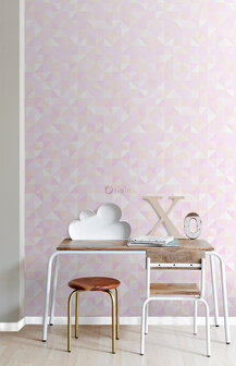 Origin Wallcoverings Hide &amp; Seek (Met Gratis Lijm!) 337208 - Roze