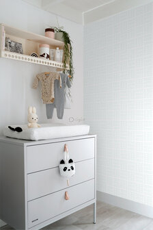 Origin Wallcoverings Hide &amp; Seek (Met Gratis Lijm!) 347499 - Wit / Groen