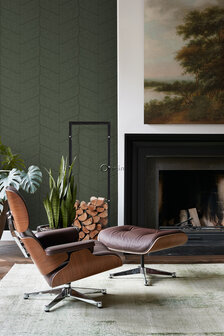 Origin Wallcoverings Luxury Skins (Met Gratis Lijm!) 347793 - Groen