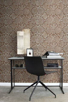 Origin Wallcoverings Luxury Skins (Met Gratis Lijm!) 357243 - Bruin