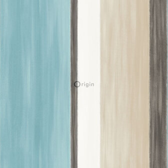 Origin Wallcoverings Mariska Meijers (Met Gratis Lijm!) 346929 - Blauw / Groen / Beige