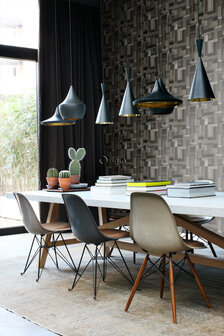 Origin Wallcoverings Mati&egrave;res (Met Gratis Lijm!) 337222 - Zwart