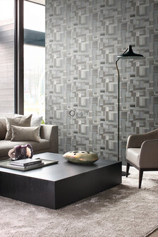 Origin Wallcoverings Mati&egrave;res (Met Gratis Lijm!) 337223 - Grijs