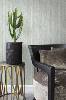 Origin Wallcoverings Mati&egrave;res (Met Gratis Lijm!) 347529 - Blauw / Groen