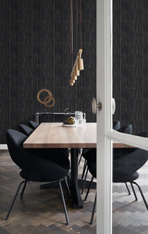 Origin Wallcoverings Mati&egrave;res (Met Gratis Lijm!) 347531 - Zwart