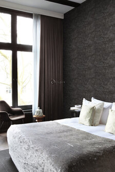 Origin Wallcoverings Mati&egrave;res (Met Gratis Lijm!) 347583 - Zwart