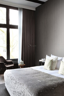 Origin Wallcoverings Mati&egrave;res (Met Gratis Lijm!) 347552 - Zwart / Grijs