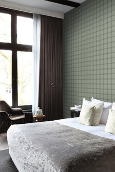 Origin Wallcoverings Natural Fabrics (Met Gratis Lijm!) 347623 - Groen