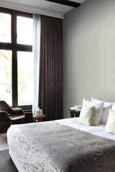 Origin Wallcoverings Natural Fabrics (Met Gratis Lijm!) 347630 - Grijs