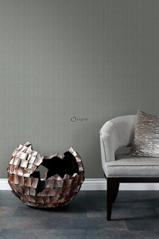 Origin Wallcoverings Natural Fabrics (Met Gratis Lijm!) 347659 - Grijs