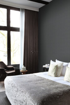 Origin Wallcoverings Natural Fabrics (Met Gratis Lijm!) 347661 - Grijs