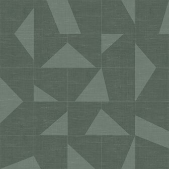 Origin Wallcoverings Natural Fabrics (Met Gratis Lijm!) 347755 - Groen