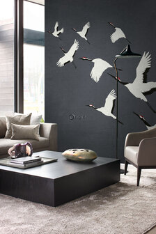 Origin Wallcoverings Natural Fabrics (Met Gratis Lijm!) 357235 - Grijs